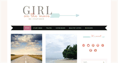 Desktop Screenshot of girlonthemoveblog.com